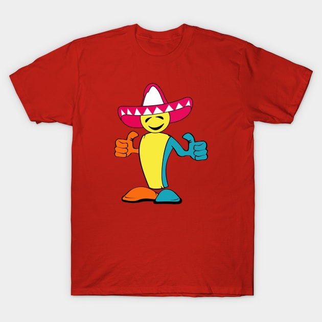 Funny Cartoon Mexican T-Shirt by Toogoo